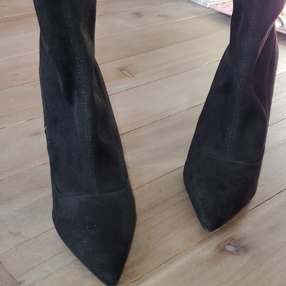 Mark & James By Badgley Mischka Black Vegan Suede - Picture 3 of 7